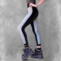 Image 5 of BIKOLOR LEGGINGS | SHINY SNAKE + BLACK VELVET VERSION