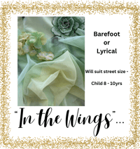 Spring Green and Lemon Lyrical Costume size 8 - 10 years