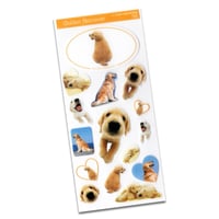 Image 1 of 'Golden Retriever' Sticker Sheet