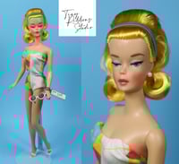 Image 1 of Lemon Yellow Color Magic No Bangs Barbie Doll ~ Custom