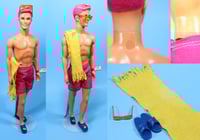 Image 3 of Malibu Pink Ken Doll ~ Custom