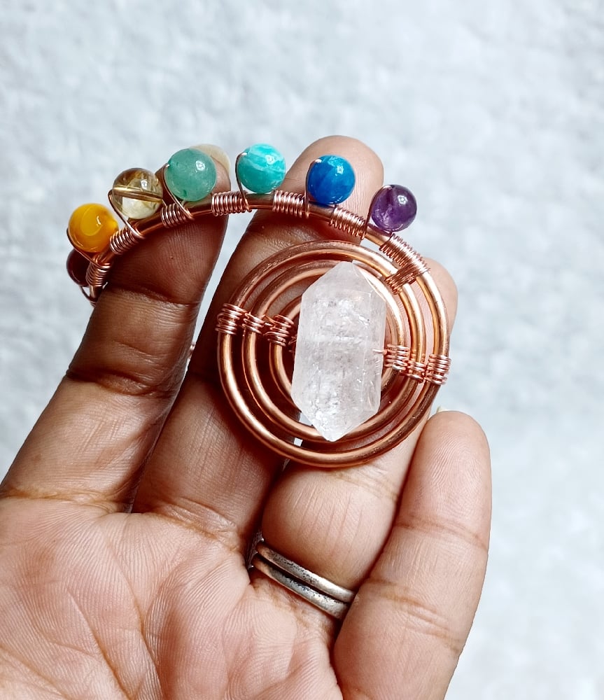 Image of Copper Palm Ring 