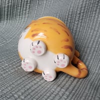 Image 5 of Sleeping Orange Tabby and White Kitty Mug