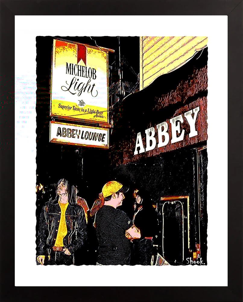 Abbey Lounge, Boston MA Art Print (Multi-size options)