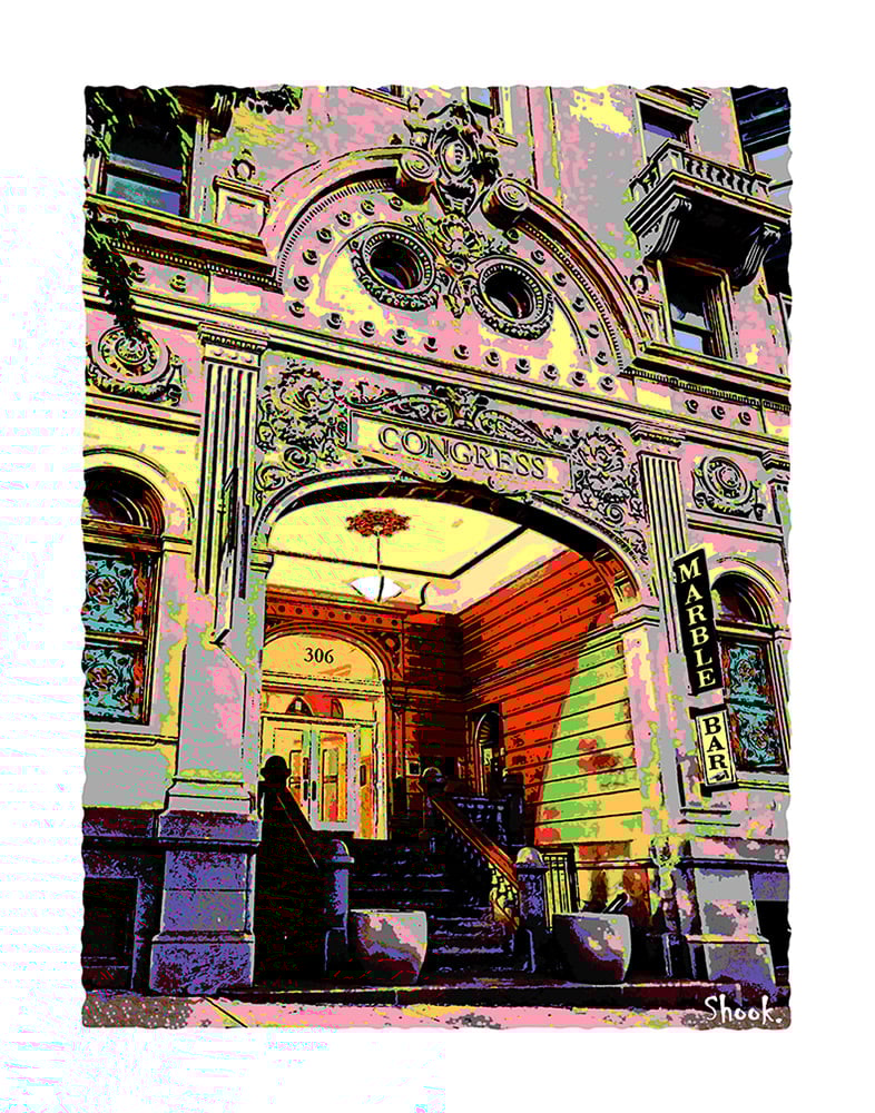 Marble Bar, Baltimore MD Art Print (Multi-size options) 