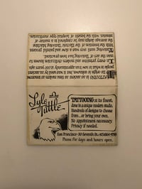 Image 2 of Lyle Tuttle vintage business card Rose Cafe