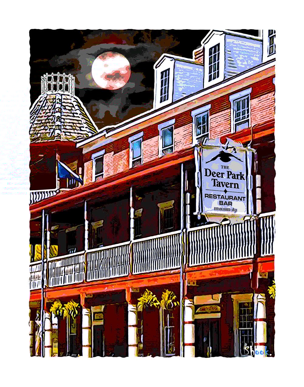 Deer Park, Newark DE Art Print (Multi-size options) 