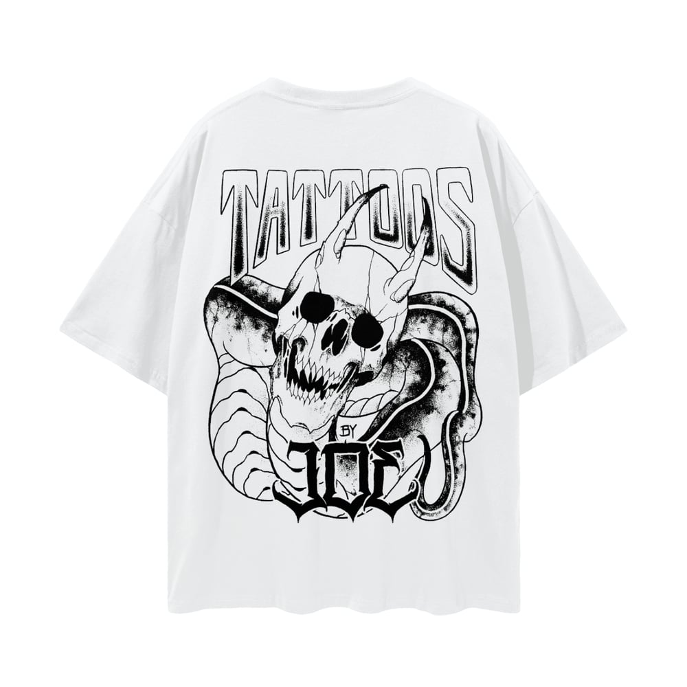 Tattoos by Joe Oversize Deep Drop Shoulder Tee - 190 GSM