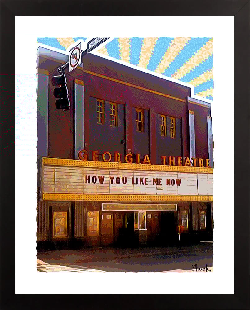 Georgia Theatre, Athens GA Art Print (Multi-size options) 