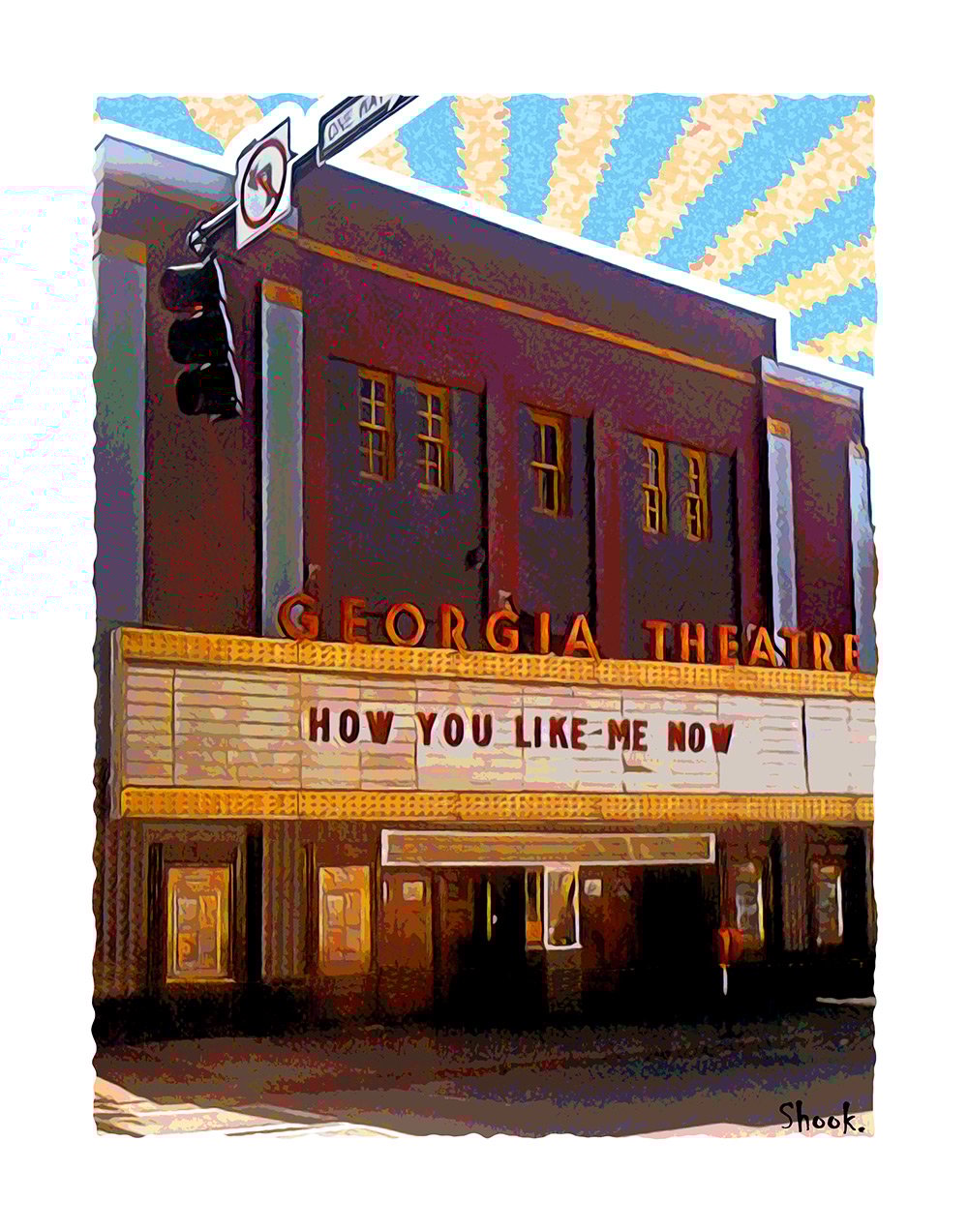 Georgia Theatre, Athens GA Art Print (Multi-size options) 