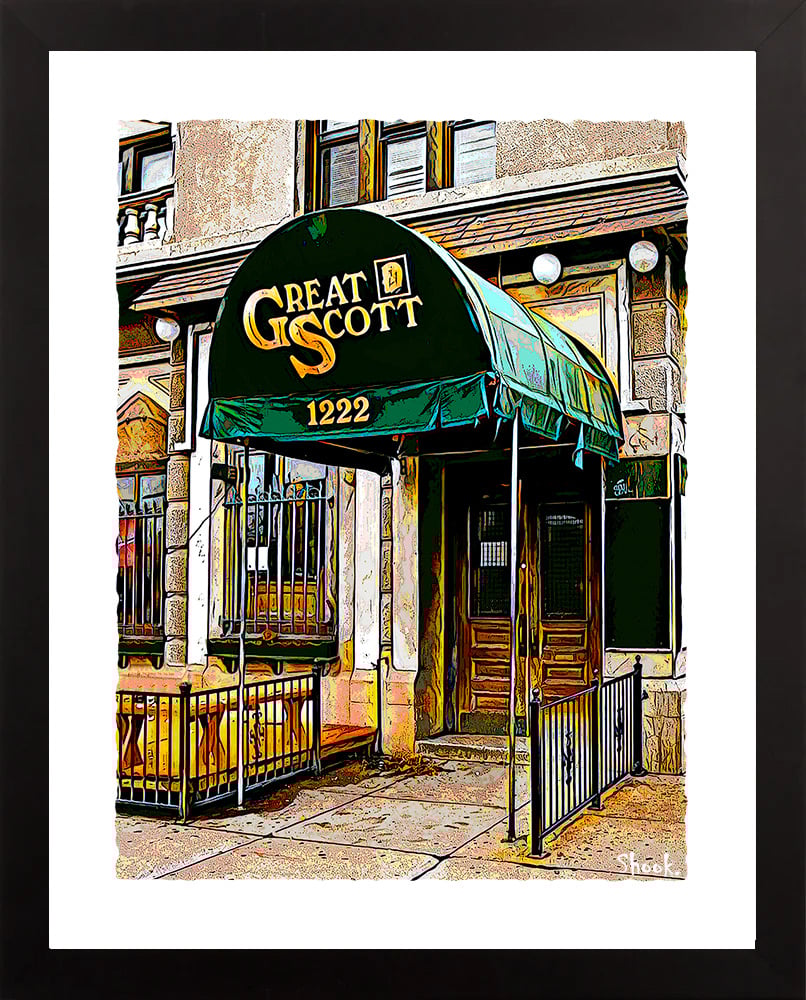 Great Scott, Boston MA Art Print (Multi-size options) 