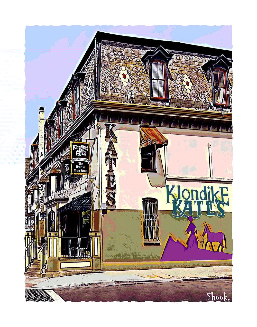 Klondike Kate's, Newark DE Art Print (Multi-size options) 