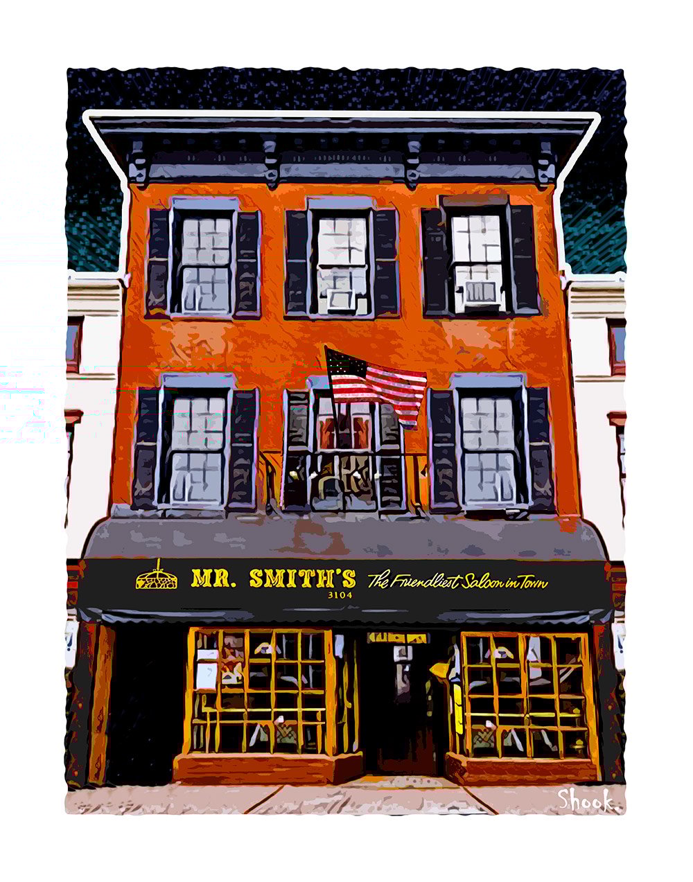 Mr. Smith's, Washington DC Art Print (Multi-size options) 