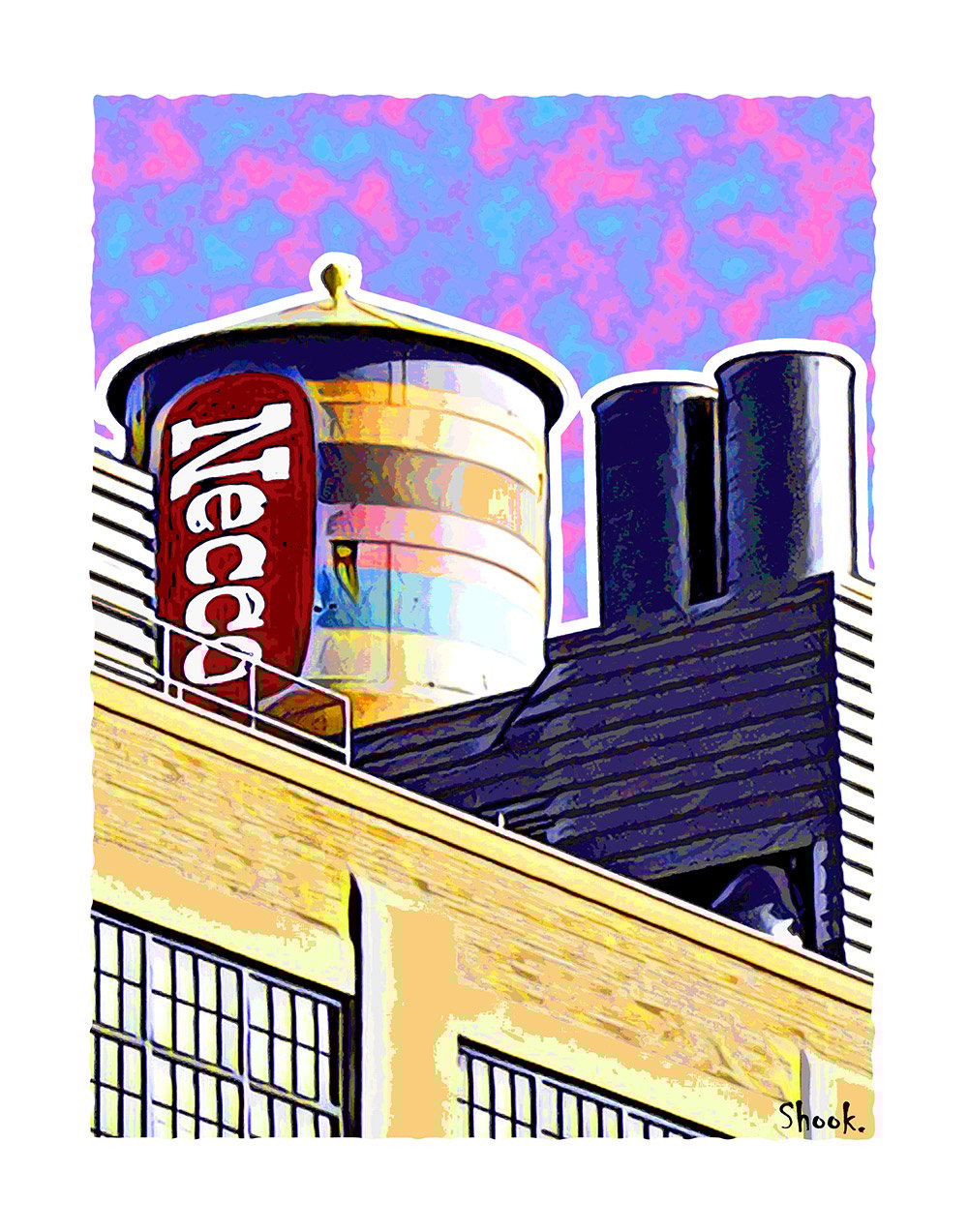 Necco Factory, Cambridge MA Art Print (Multi-size options) 