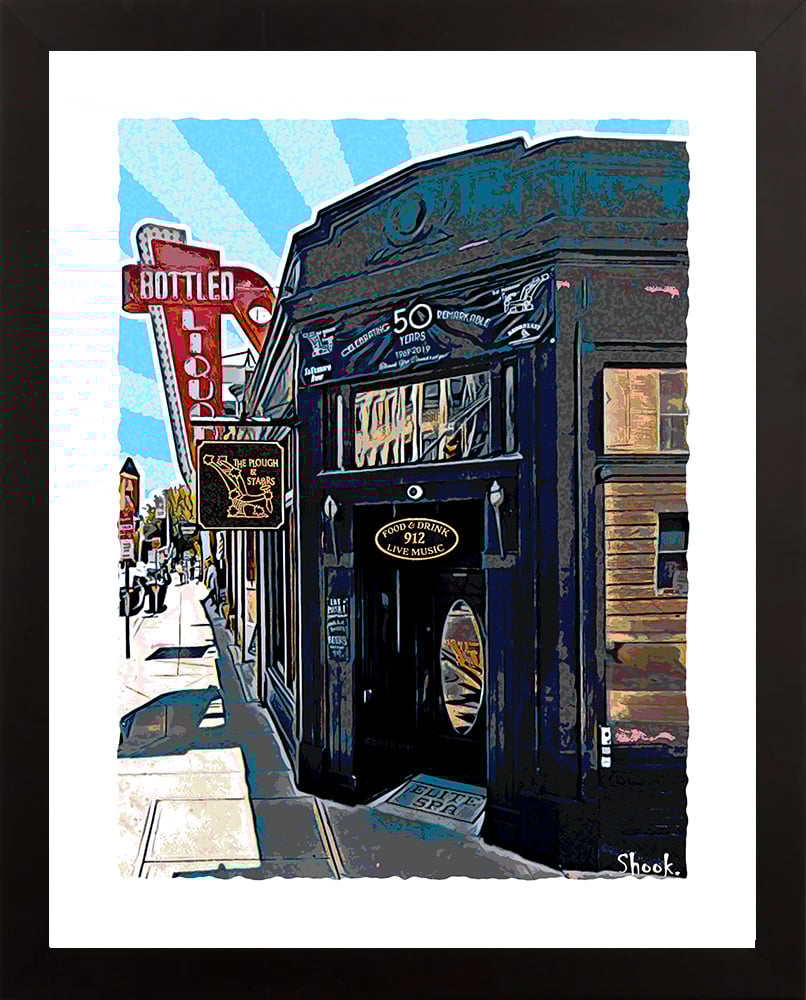 Plough & Stars, Cambridge MA Art Print (Multi-size options) 