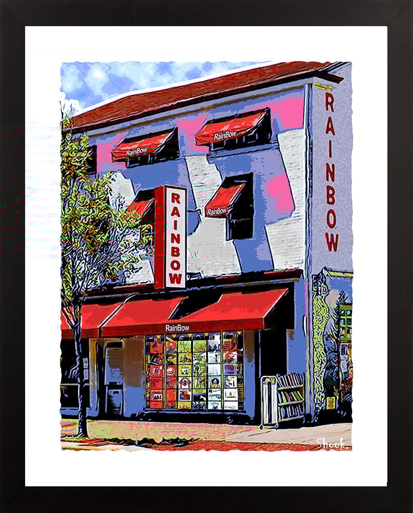 Rainbow Records, Newark DE Art Print (Multi-size options) 