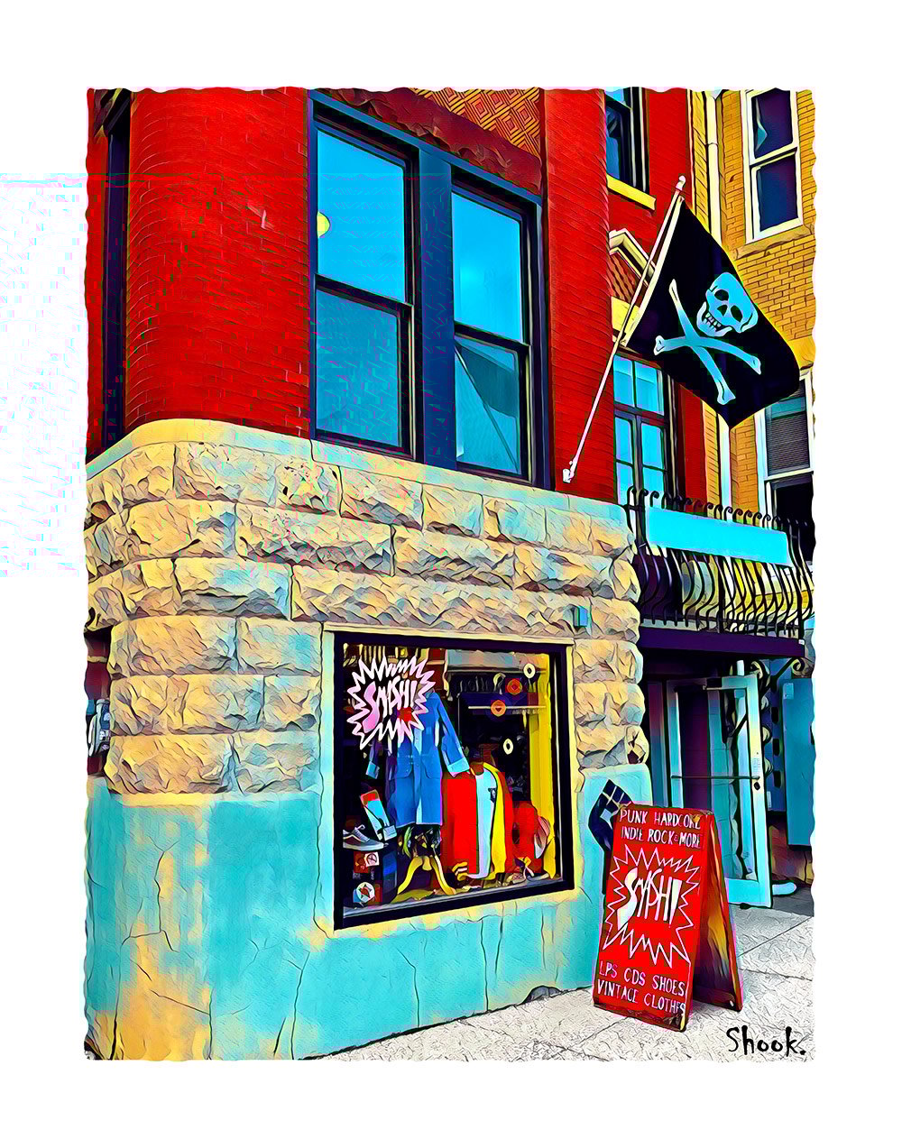 Smash! Records, Washington DC Art Print (Multi-size options) 