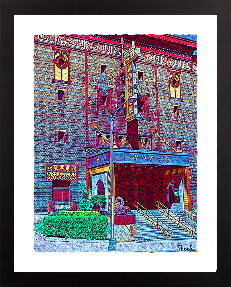 Syria Mosque, Pittsburgh PA Art Print (Multi-size options) 