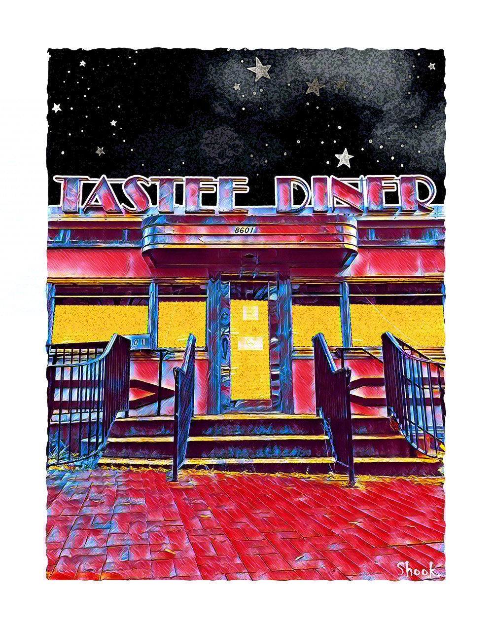 Tastee Diner, Silver Spring MD Art Print (Multi-size options) 