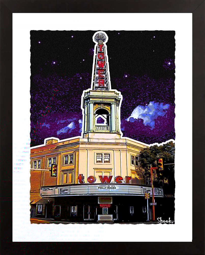 Tower Theater, Philadelphia PA Art Print (Multi-size options) 
