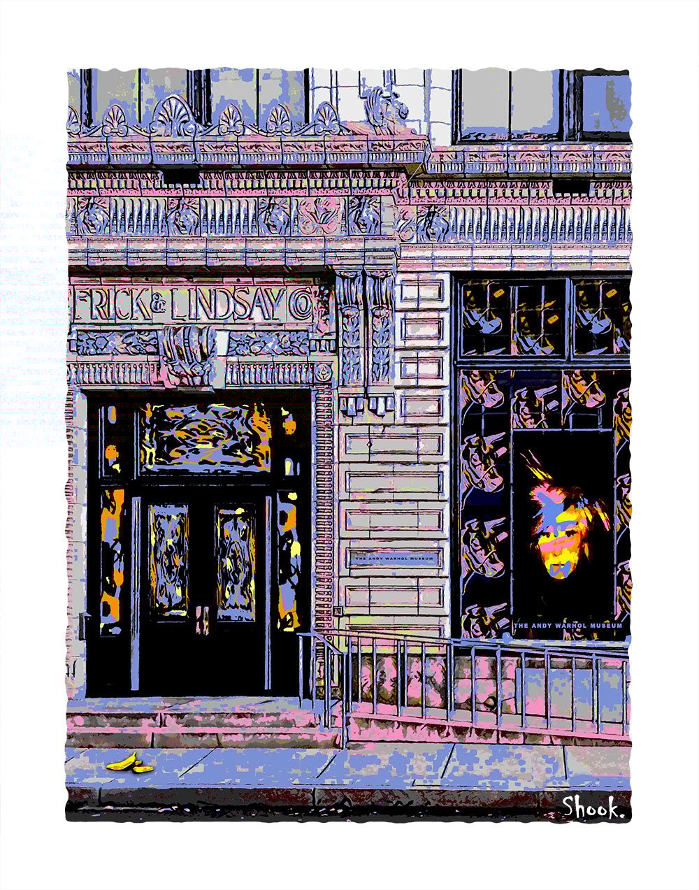 Warhol Museum, Pittsburgh PA Art Print (Multi-size options) 