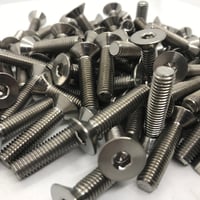 Image 3 of #702 - 8mm x 1.25 x 35mm Countersunk Titanim Bolt.