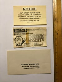 Image 1 of Vintage Spaulding and Roger’s advertising ephemera 