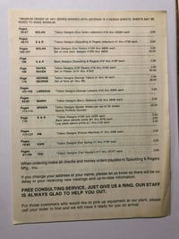 Image 2 of Spaulding and Roger’s 1984-1985 price list 