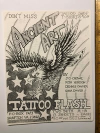 Image 1 of Ancient Art JD Crowe Dennis Dwyer Ron Higdon Dina Dwyer flash advert flyer 