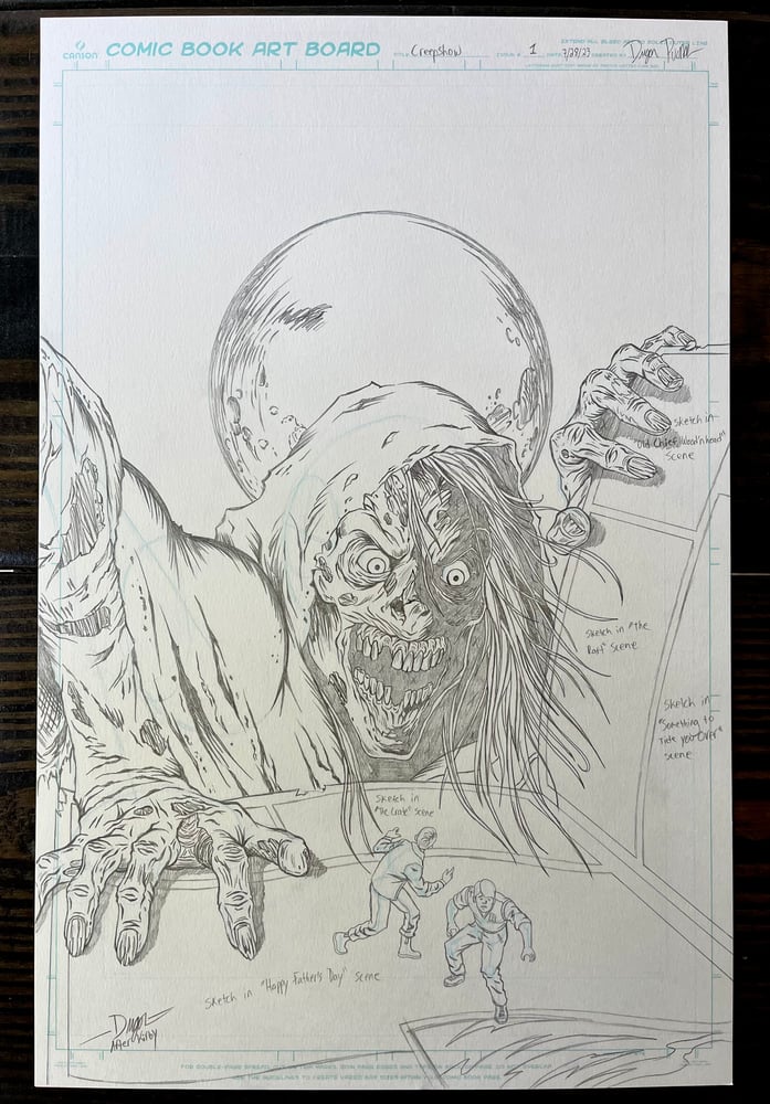 Image of Creepshow Vol. 2 #1 Original Artwork