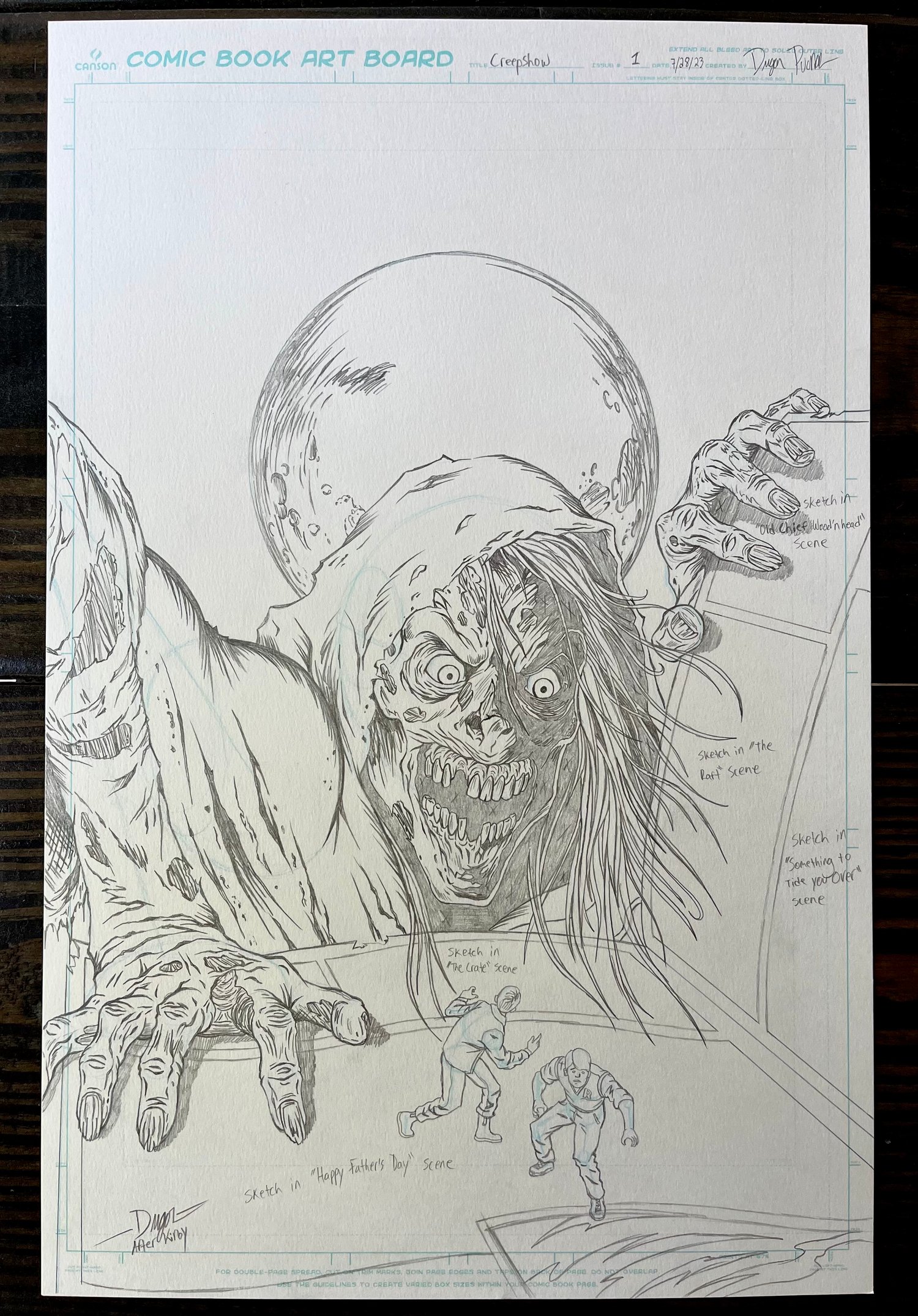 Image of Creepshow Vol. 2 #1 Original Artwork