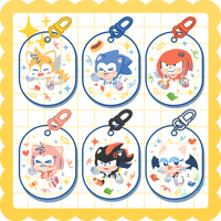 Image 2 of sonics ✨ epoxy acrylic charm
