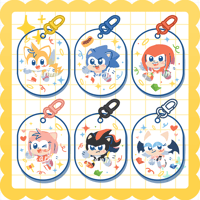 Image 1 of sonics ✨ epoxy acrylic charm
