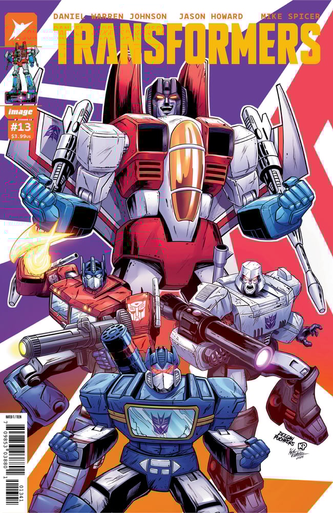 Image of Transformers #13 NYCC Exclusive Foil Deegan Puchkors Variant Cover