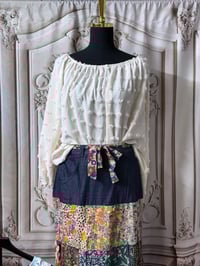 Image 1 of Patchwork Maxi Skirt