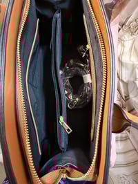 Image 2 of Regal Elegance Ostrich & Crocodile Embossed Handbag