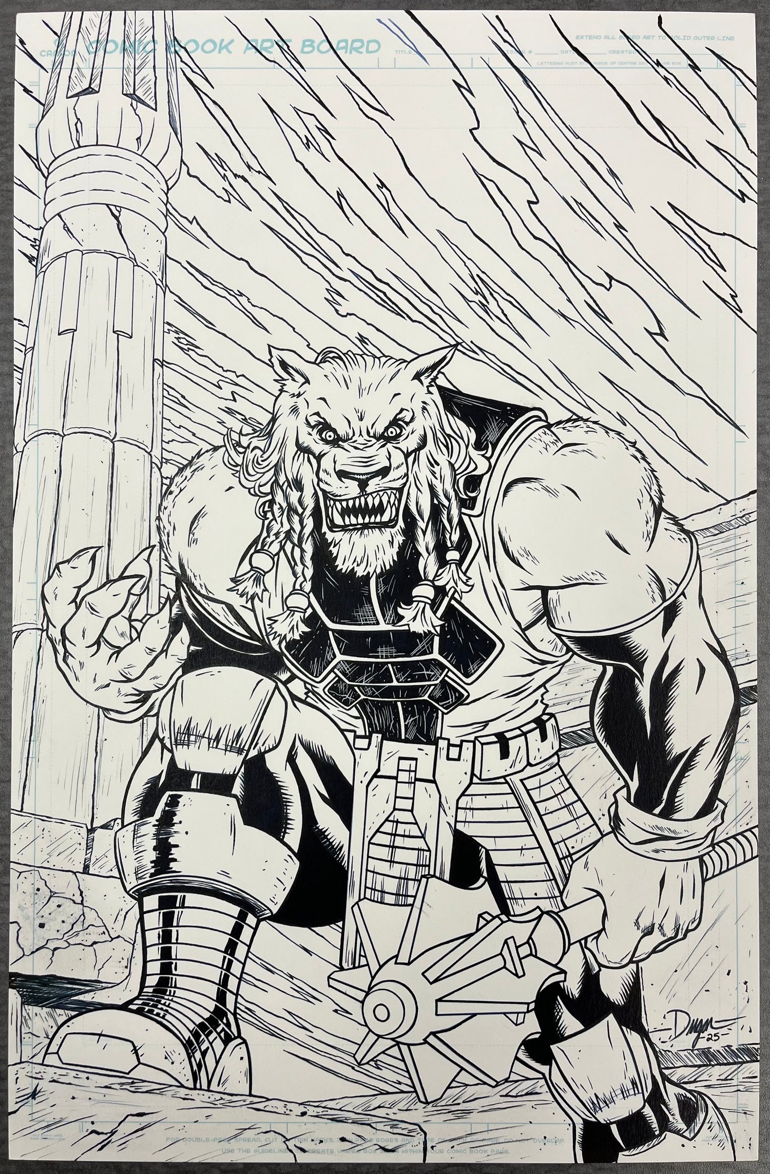 Image of Deegan Puchkors - Invincible Universe: Battle Beast #3 Original Cover Artwork