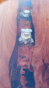 Image 7 of Lego Lava Chasm – Ironbark “Hot Lava” Resin Serving Board-164