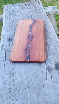 Image 10 of Lego Lava Chasm – Ironbark “Hot Lava” Resin Serving Board-164