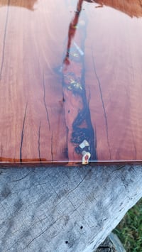 Image 13 of Lego Lava Chasm – Ironbark “Hot Lava” Resin Serving Board-164