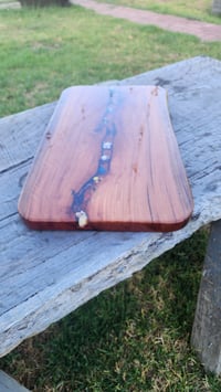 Image 15 of Lego Lava Chasm – Ironbark “Hot Lava” Resin Serving Board-164