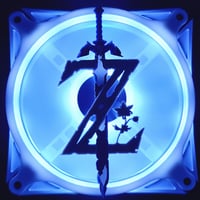 Image 2 of Nintendo Zelda Breath of the Wild BoW Master Sword Link Logo Custom 3D Printed Artisan Gaming Com...