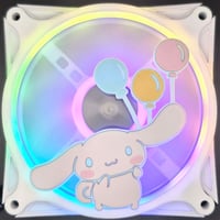 Image 2 of Sanrio Cinnamoroll Balloon Custom 3D Printed Artisan Gaming Computer Fan Grill