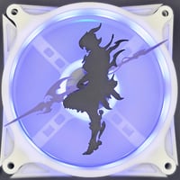 Image 2 of Final Fantasy XIV 14 FFXIV Dragoon DPS Job Class Estinien Custom 3D Printed Artisan Gaming Comput...