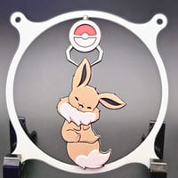 Image 3 of Pokemon Eevee Arcade Claw Machine Custom 3D Printed Artisan Gaming Computer Fan Grill - Classic E...