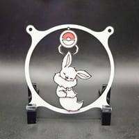 Image 3 of Pokemon Eevee Arcade Claw Machine Custom 3D Printed Artisan Gaming Computer Fan Grill - Moonlight...