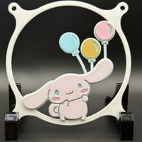 Image 3 of Sanrio Cinnamoroll Balloon Custom 3D Printed Artisan Gaming Computer Fan Grill