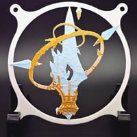 Image 3 of Final Fantasy XIV 14 FFXIV Aetheryte Custom 3D Printed Artisan Gaming Computer Fan Grill