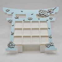 Image 5 of Japanese Cherry Blossom Sakura Torii Gate Custom 3D Printed Artisan Computer Keycap Display Tray ...