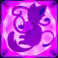 Image 2 of Pokemon Sylveon Custom 3D Printed Artisan Gaming Computer Fan Grill